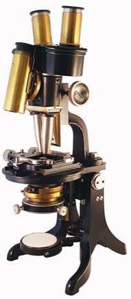 A close-up of a microscope
Description automatically generated