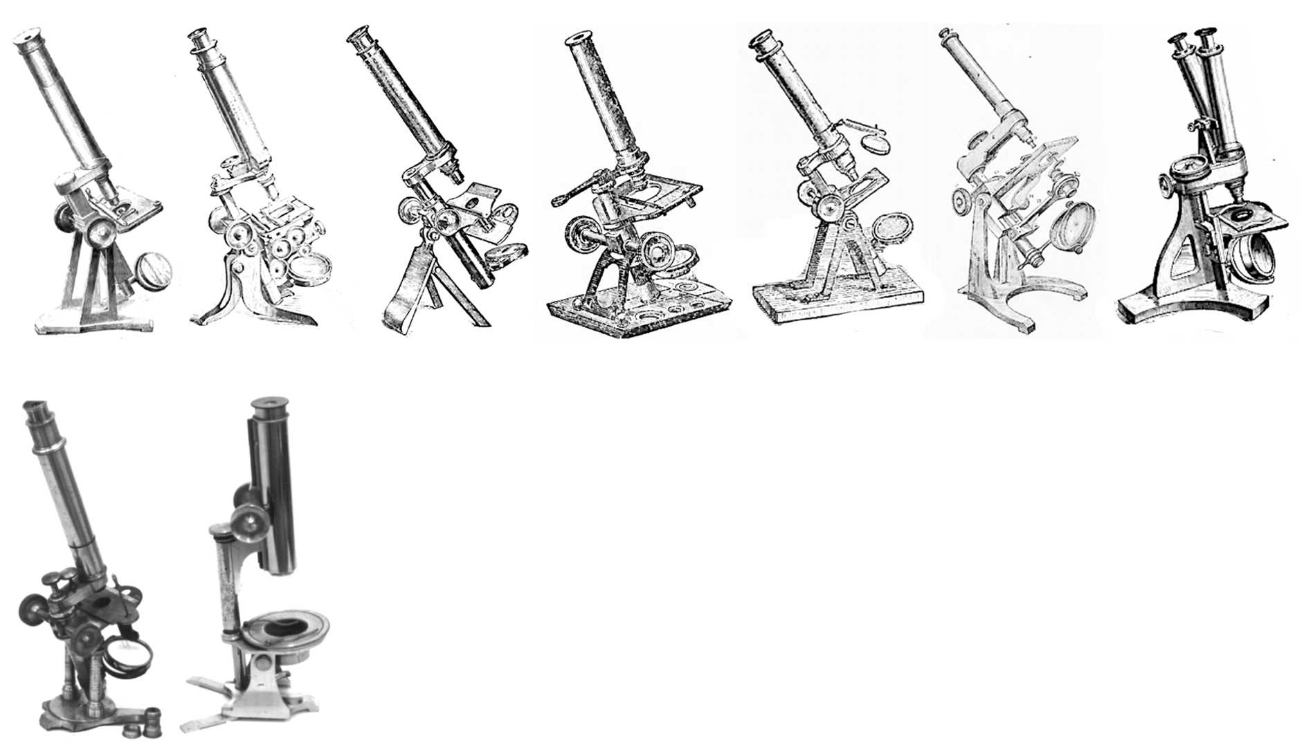 1860 Microscope Drawing A picture containing sketch, drawing, illustration, artDescription ...