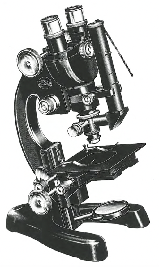 A close-up of a microscopeDescription automatically generated