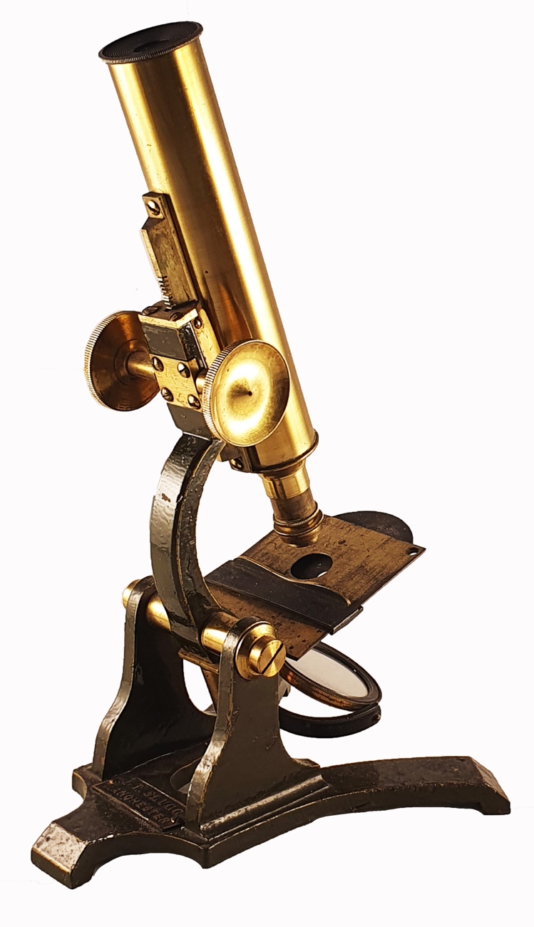 A close-up of a microscopeDescription automatically generated