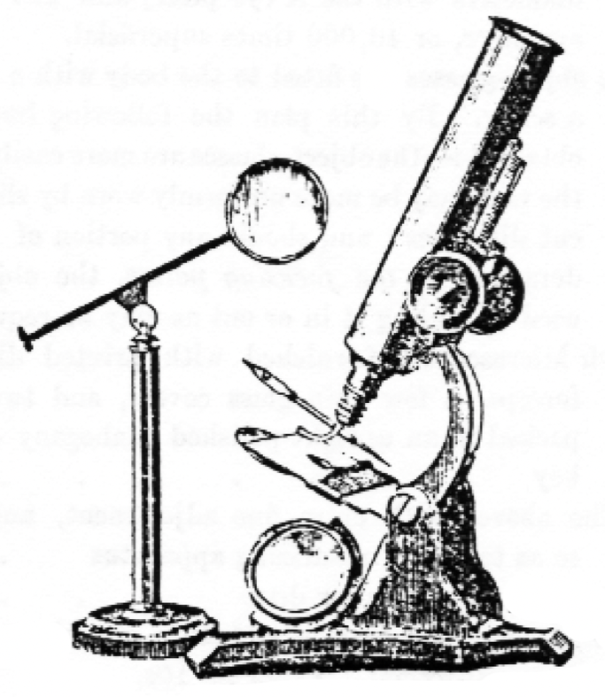 A close-up of a microscopeDescription automatically generated