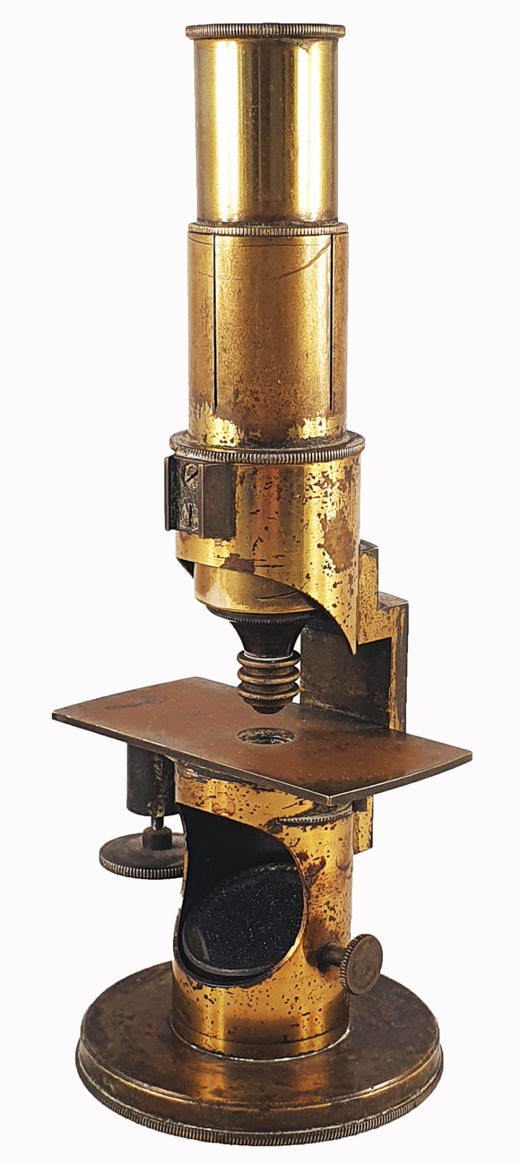 A close-up of a microscopeDescription automatically generated