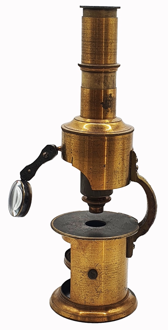A close-up of a microscopeDescription automatically generated