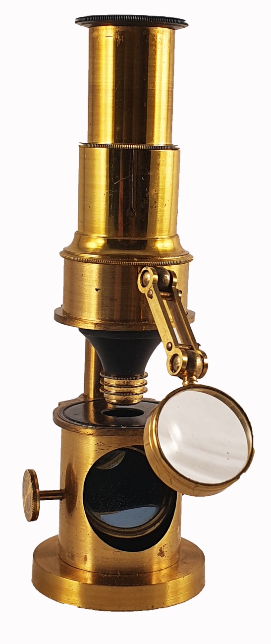 A close-up of a magnifying glassDescription automatically generated