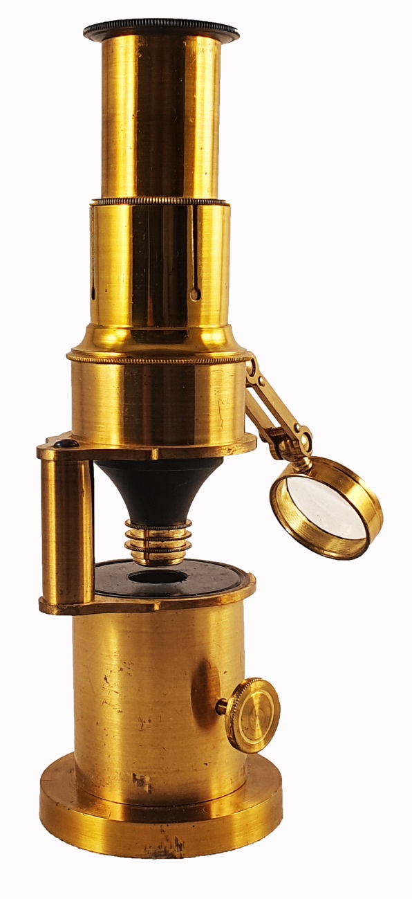 A close-up of a magnifying glassDescription automatically generated