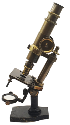 A close-up of a microscope
Description automatically generated