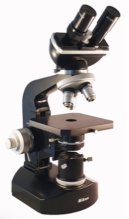 A close-up of a microscope
Description automatically generated
