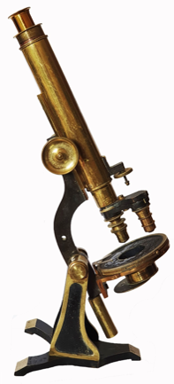 A close-up of a microscope
Description automatically generated