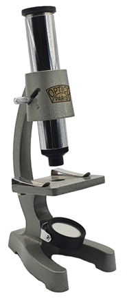 A close-up of a microscope
Description automatically generated